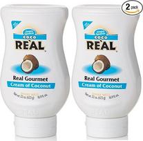 "Simply Squeeze Coco Real Gourmet" kokosų kremas (2 pakuotės), 21 oz dydžio