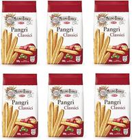 6 x Mulino Bianco Pangrì Classici Grissini Rustici kaimiška duonos lazdelė su saulėgrąžų aliejumi ir minkštais kvietiniais miltais 300 g