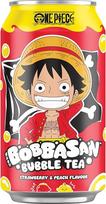 BOBBASAN burbulinė arbata, "One Piece", braškių ir persikų skonio, Luffy - 1 x 320 ml