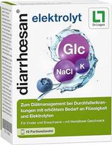 diarrhœsan® Electrolyte - 10 porcinių maišelių - Viduriuojantiems vaikams nuo 1 metų - maistas, skirtas dietai, kai kartu trūksta skysčių ir elektrolitų