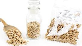 Imbieras supjaustytas, imbiero šaknis supjaustyta, džiovinta, imbieras, imbiero arbata, kepimo ingredientai, be glitimo, 25 g