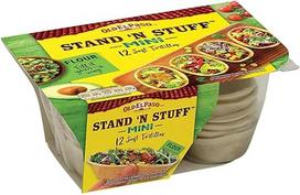 Old El Paso Mini Stand'n Stuff Soft Tortilla - meksikietiškos kvietinės tortilijos kriauklės formos - 1 x 145 g