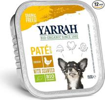 Yarrah Ekologiškas maistas šunims - Patė vištiena su jūros dumbliais - 150 g - 12 vnt.