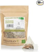 FRISAFRAN Ekologiškas imbiero citrinų užpilas piramidėse 60 A 120 g Priešuždegiminė antioksidacinė citrinų imbierų arbata Imbierų arbata Antioksidacinė vitaminų turinti virškinimo infuzija Imbiero sultys