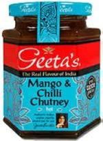 Geeta's Mango ir aitriųjų paprikų čatnis 320 g