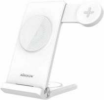 Nillkin PowerTrio 3in1 belaidis įkroviklis MagSafe, skirtas Samsung Watch Baltas