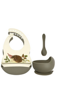 Rammelaartje Silikoninis rinkinys maitinimui, Hedgehog Sage