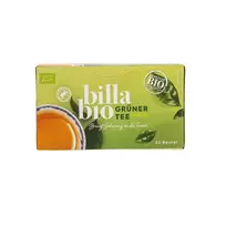 Ekologiška žalioji Sencha arbata BILLA BIO, 20x1,75 g