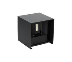 LED sieninis lauko šviestuvas QUERK 2xLED/3W/230V 3000K IP54 juoda