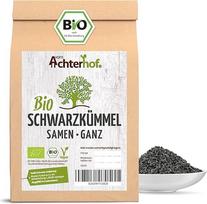 Juodųjų kmynų sėklos Ekologiškos sveikos (500 g) Original Nigella Sativa Egyptian Black Cumin Seeds Whole vom-Achterhof
