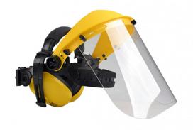 Visor polycarbonate with earmuffs, OREGON