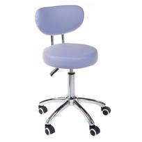 Kosmetologinė meistro kėdutė COSMETIC BEAUTY STOOL PRACTIC SKANDI BLUE