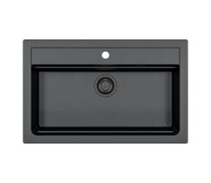 ALVEUS 1148163 - Virtuvės kriauklė ATROX 79x50 cm granito/juoda