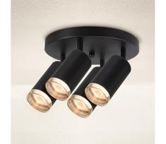 BRILAGI - Akcentinis vonios šviestuvas SELE AQUA 4xGU10/30W/230V IP44 juoda
