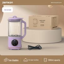 Zemkon Automatinis Daugiafunkcis Maisto Procesorius ir Sojų Pieno Gaminimo Aparatas pieno baltumo spalva/balta