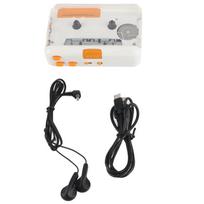 USB kasetės grotuvas, „Plug and Play“, nešiojamas MP3 muzikos kasetės grotuvas su ausinėmis kompiuteriui