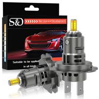 2 vnt 6 pusių 360° 20000LM H7 LED automobilio priekinių žibintų lemputės Canbus LED lemputė belaidžiam su ventiliatoriumi CSP Auto Mini H7 priekiniai rūko žibintai Plug&play 6000K 12V
