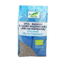 Ekologiškos ispaninio šalavijo chia sėklos (čija) BIO PLANET, 400 g