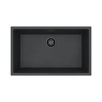 Akmens masės plautuvė Alveus OMNI 40 Black Edition juodos matinės spalvos
