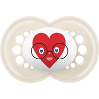 MAM Original 6+ months čiulptukas Red Heart 1 vnt.