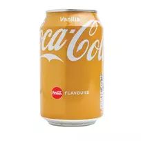 Vanilės skonio gazuotas gaivusis gėrimas COCA-COLA VANILA, 300 ml