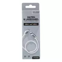 Duomenų ir įkrovimo kabelis iš USB-C į USB-C VIVESS