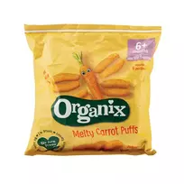 Ekologiškos morkų lazdelės vaikams nuo 6 mėn. ORGANIX, 20 g
