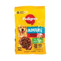 Sausas šunų ėdalas su jautiena ir paukštiena PEDIGREE, 500 g
