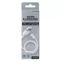 Duomenų ir įkrovimo laidas USB-A VIVESS
