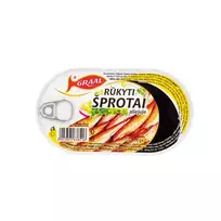Rūkyti šprotai GRAAL, 170 g