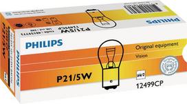 Lemputė Įprastinė rutulinė P21/5W 12V 21W/5W BAY15d balta "Philips
