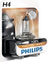 Halogeninė lemputė H4 12V 55W P43t-38 balta "Philips