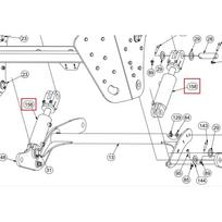 Hidrocilindras m18040 90/45-130  Farmet