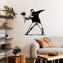Pakabinama dekoracija Banksy Metal 01, 1 vnt.