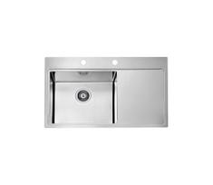 ALVEUS 1103652 - Virtuvės kriauklė PURE 86x52,5 cm satin, kairė