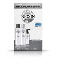 Nioxin System 1 rinkinys retėjantiems plaukams (150 ml. šampūnas + 150 ml. kondicionierius + 50 ml. spec. priemonė) - 1 vnt.