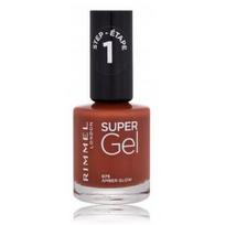 Rimmel Super Gel Nail Polish nagų lakas - 075 Amber Glow