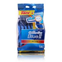 Gillette Blue II Plus vienkartiniai skustuvai - 14 vnt.