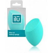 Ilū MakeUp Tools makiažo kempinėlė 1 vnt. - Olive Cut Turquoise
