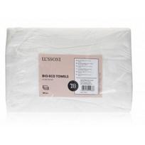 Lussoni Fabric Perf vienkartiniai rankšluosčiai profesionaliam naudojimui - Bio-Eko White 70x50 cm. 100 pcs.