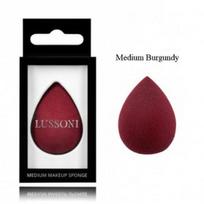 Lussoni lašo formos makiažo kempinėlė, 1 vnt. - Medium Burgundy