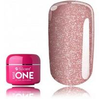 Silcare Base One UV Gel Builder gelis nagų priauginimui - Shimmer Peach 50g