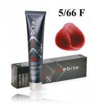 Inebrya Color profesionalūs plaukų dažai 100 ml. - 5/66F Light Chestnut Red Fire