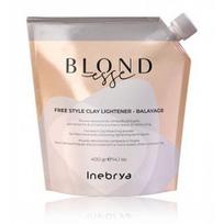 Inebrya Blondesse Free Style Clay Lightener plaukų balinimo milteliai - 400 g.