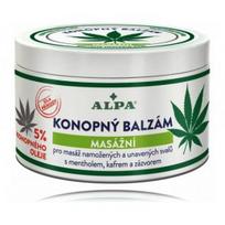 Alpa Konopný balzám balzamas masažui su kanapių aliejumi - 250 ml.