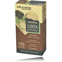 Venita Herbal Hair Color 100 % natūralūs augaliniai plaukų dažai - 4.34 - Nut Brown