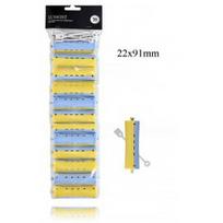 Lussoni Cold-wave suktukai su gumine juostele plaukų garbanojimui 12 vnt. - 22 x 91 mm.