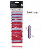 Lussoni Cold-wave suktukai su gumine juostele plaukų garbanojimui 12 vnt. - 19 x91 mm.