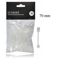 Lussoni keičiamos silikoninės gumos plaukų suktukams 50 vnt. - 70 mm