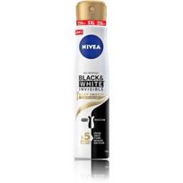 Nivea Invisible Black & White Silky Smooth purškiamas dezodorantas - 250 ml.